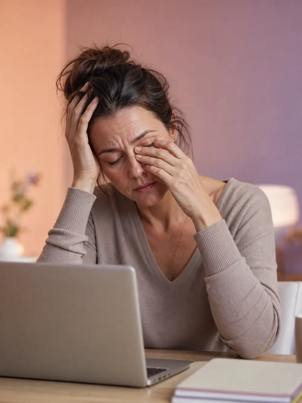 Woman waking unrefreshed
